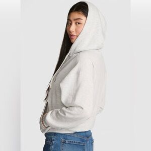 VS PINK Full Zip Hoodie (grey/glitter)